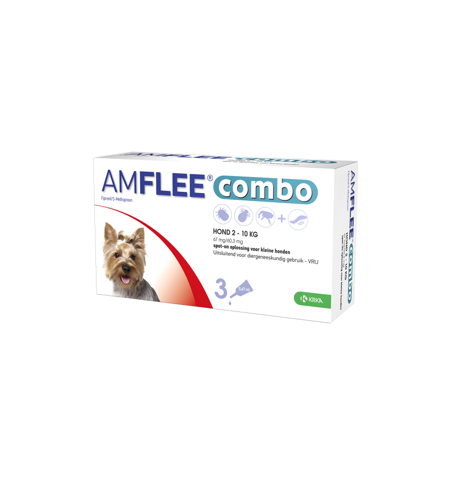 Amflee Combo 67 mg (2 t/m 10 kg) 3 pip