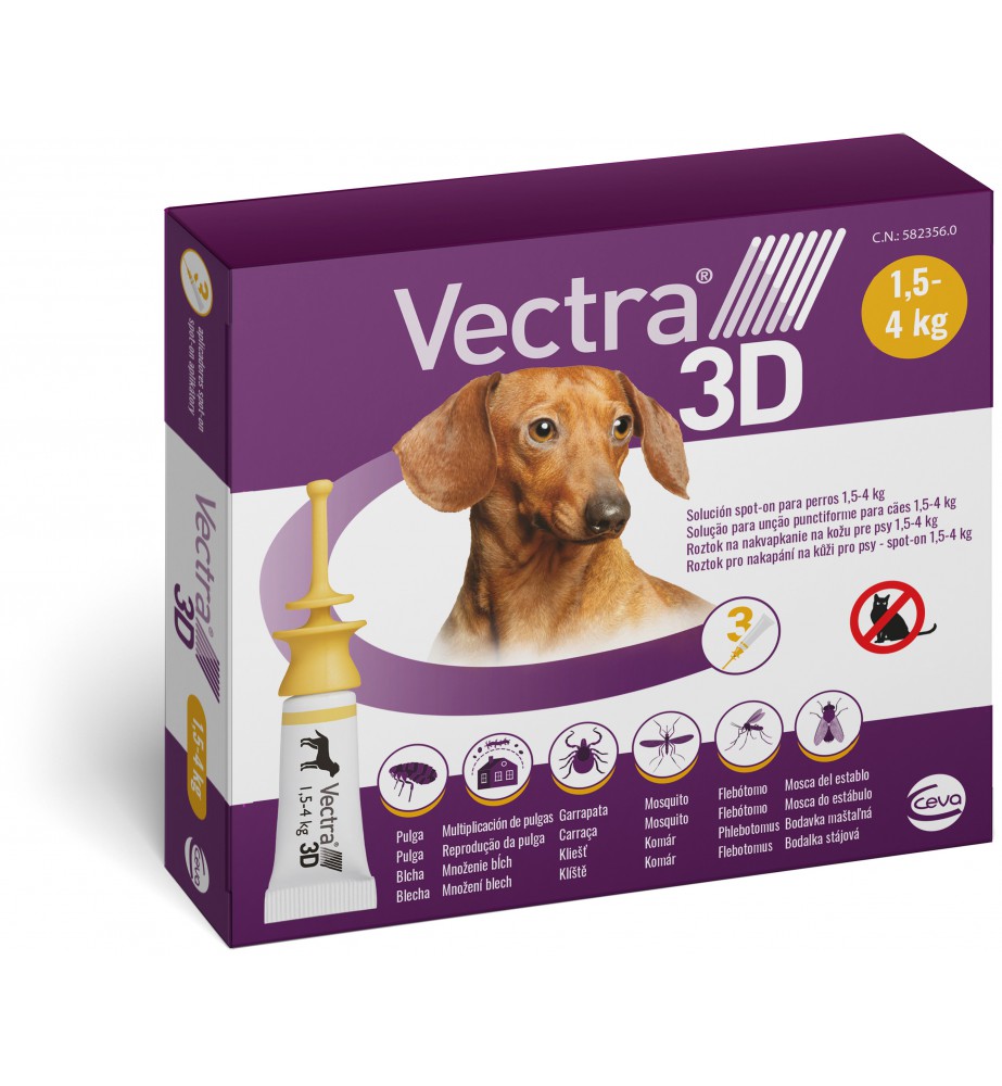 Vectra 3D XS 1.5 t/m 4 kg - 3 pipetten