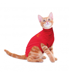 Medical Pet Shirt (Kat / Rood)