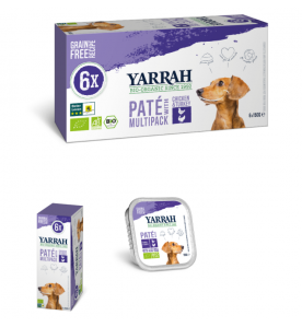 Yarrah Biologisch Hondenvoer Multi Pack Kip & Kalkoen - 6 x 150 gram