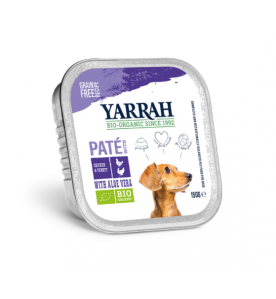 Yarrah Biologisch Hondenvoer Paté met Kip & Kalkoen - 12 x 150 gram