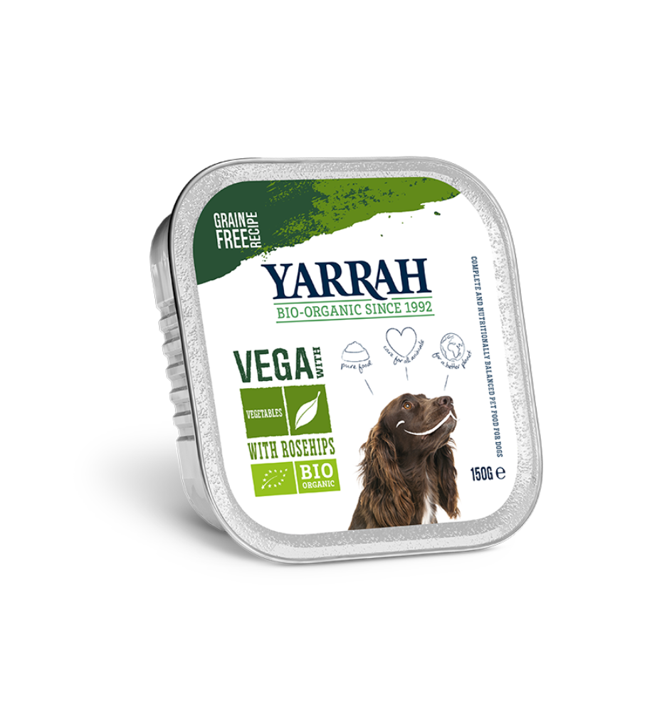 Yarrah Biologisch Hondenvoer Chuncks Vega - 12 x 150 gram