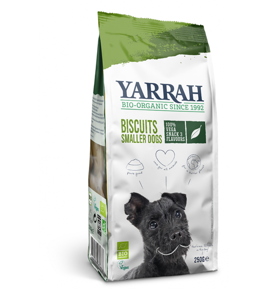 Yarrah Biologische Vega Hondenkoekjes Kleine Hond - 6 x 250 gram