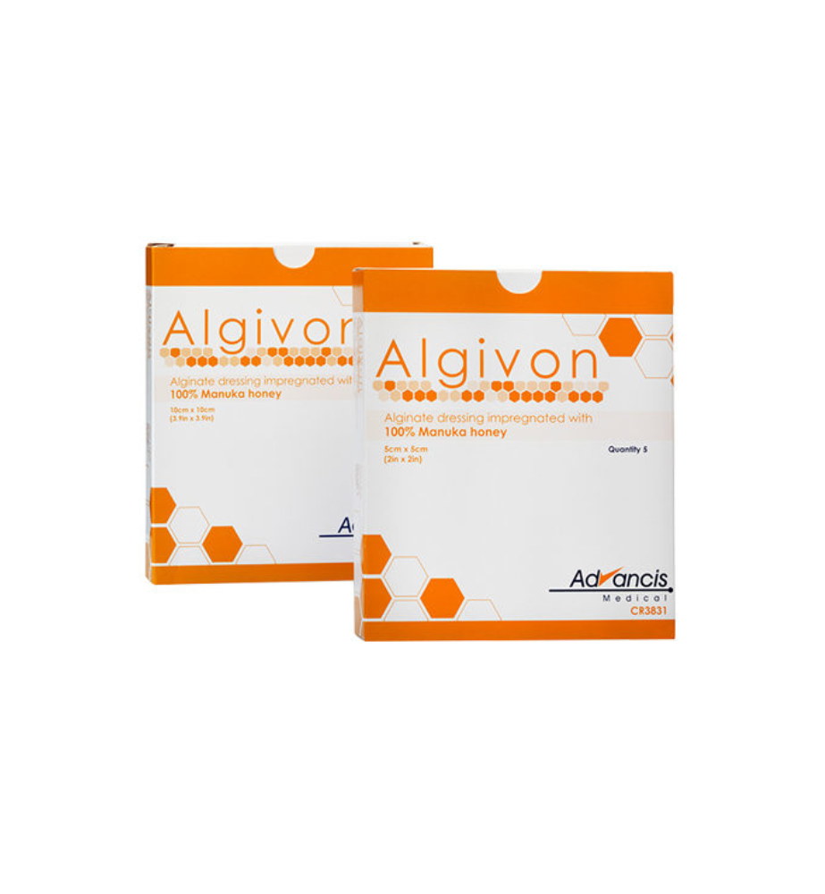 Algivon Manuka Alginaat Verband 5 x 5 cm - 1 stuk