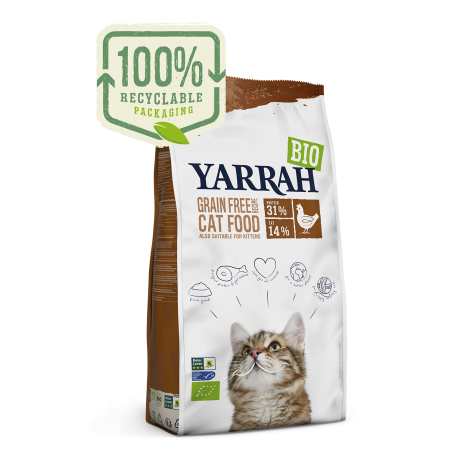 Yarrah Biologisch Grain-Free (Granenvrij) Kattenvoer