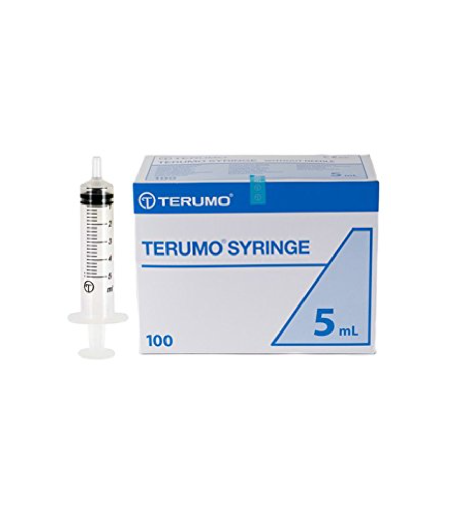 Terumo 3-delige spuit (5 ml) - 100 stuks