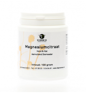 De Groene Os Magnesiumcitraat - 100 gram