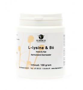 De Groene Os L-Lysine & B6 - 100 gram