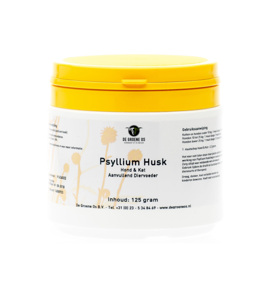 De Groene Os Psyllium Husk - 125 gram