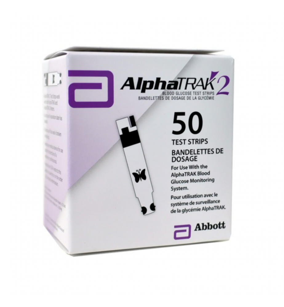 AlphaTRAK 2 Glucosestrips - 50 Strips