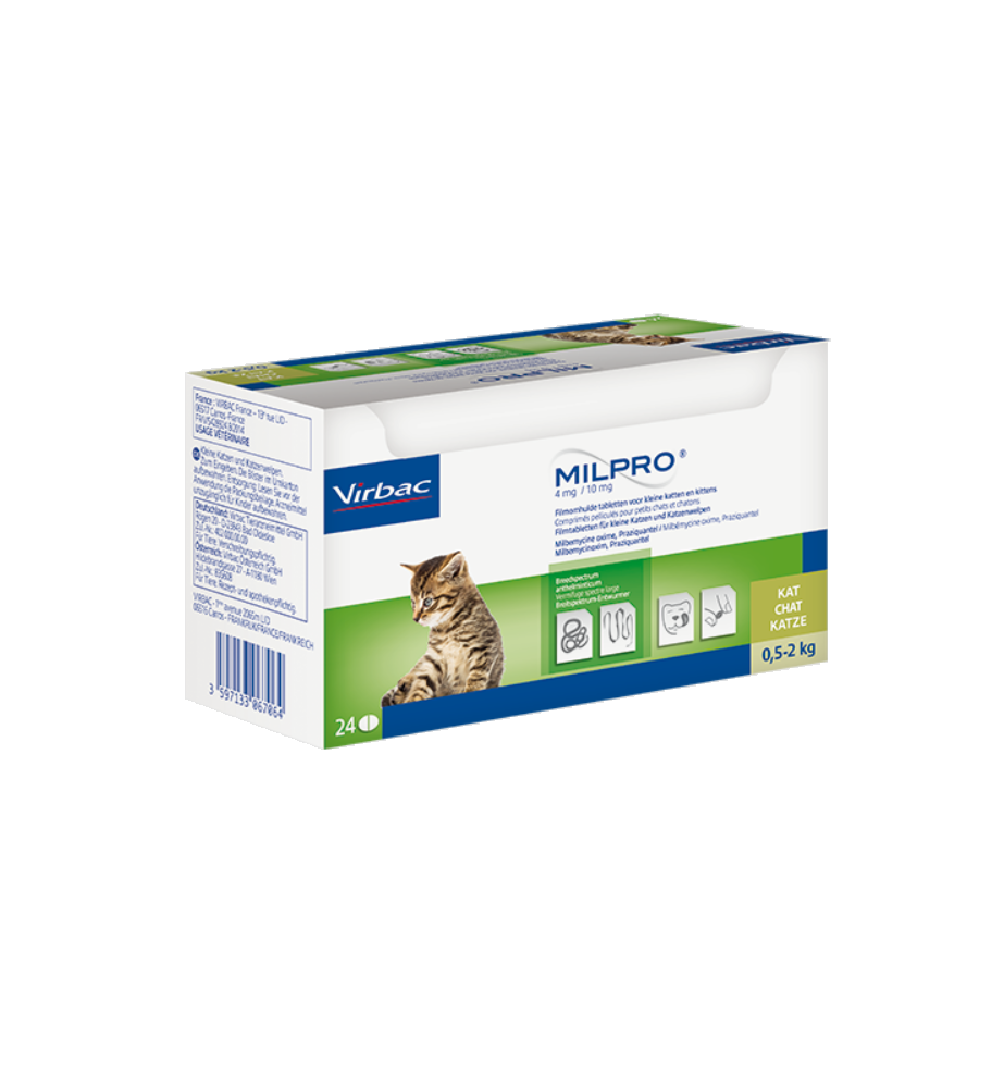 Milpro Kitten / Kleine Kat - 24 tabletten