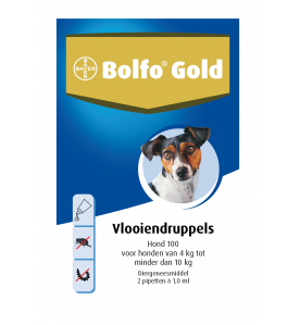Bolfo Gold 100 - 4 t/m 10 kg - 2 pipetten