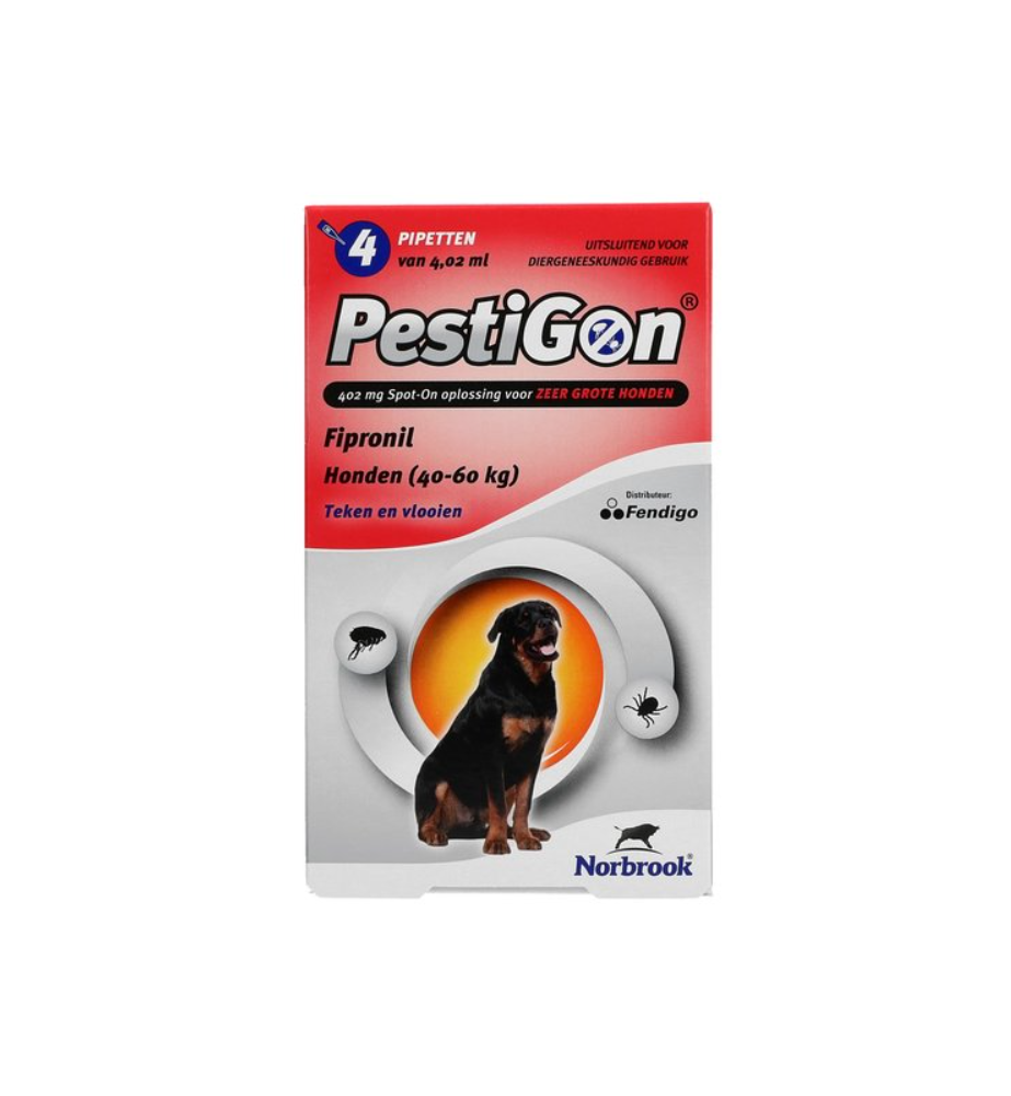 Pestigon 402 mg (40 t/m 60 kg) - 4 pipetten