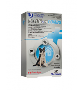 Pestigon Combo M (10-20 kg) - 3 pipetten