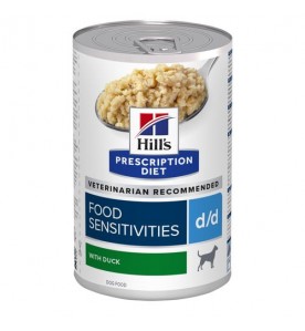 Hill's Presciption Diet D/D Food Sensitivities Duck - 12 x 370 gram