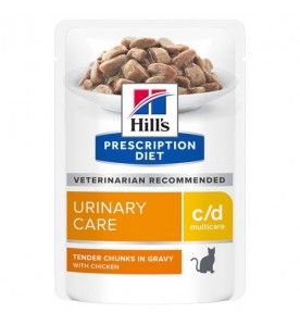 Hill's PD C/D Multicare Urinary Care Maaltijdzakjes met Kip - 12 x 85 gram