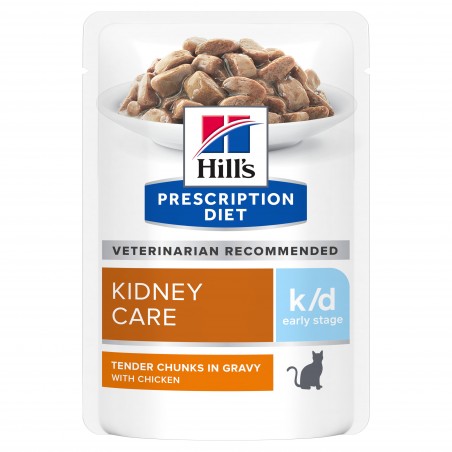 Hill's PD K/D Kidney Care Early Stage Maaltijdzakjes Kip - 12 x 85 gram