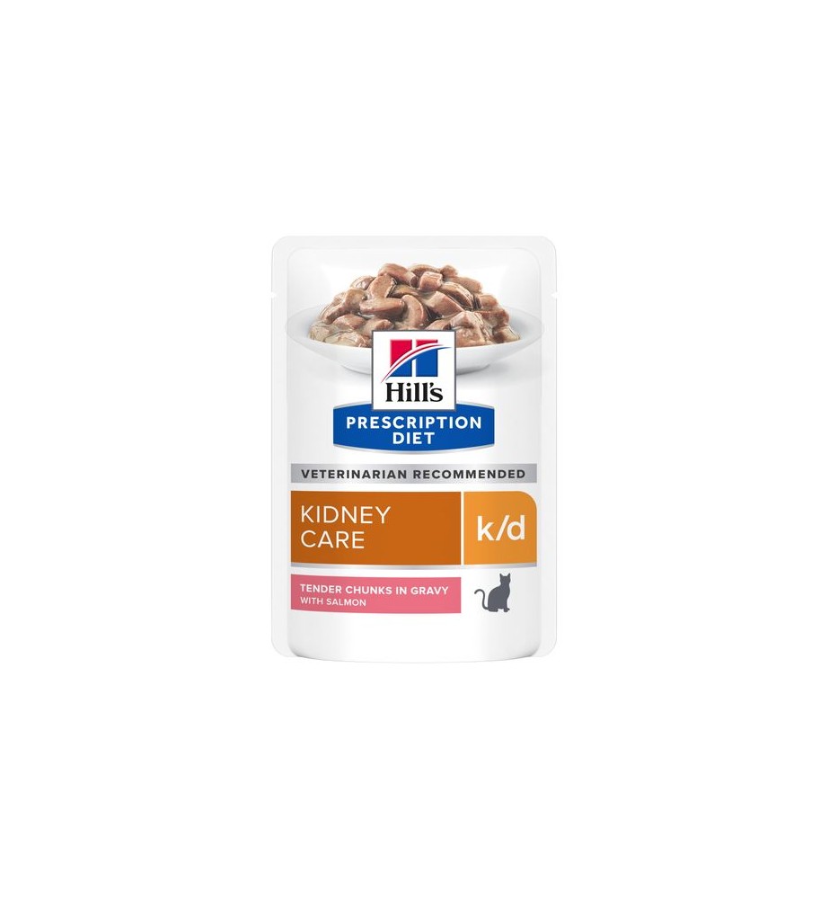 Hill's PD K/D Kidney Care Maaltijdzakjes Zalm - 12 x 85 gram