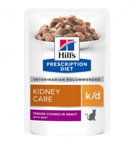 Hill's PD K/D Kidney Care Maaltijdzakjes Beef - 12 x 85 gram