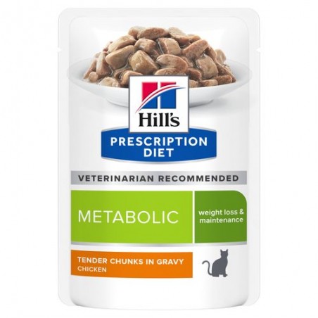 Hill's PD Metabolic & Weight Management Maaltijdzakjes - 12 x 85 gram