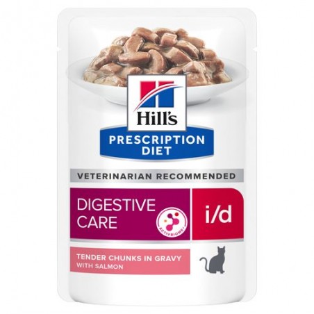 Hill's Prescription Diet I/D Digestive Care met Zalm - 12 x 85 gram