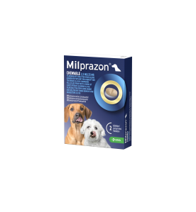 Milprazon Chewable Tablet - Kleine Hond / Puppy - 2.5 mg / 25 mg - 2 tabletten