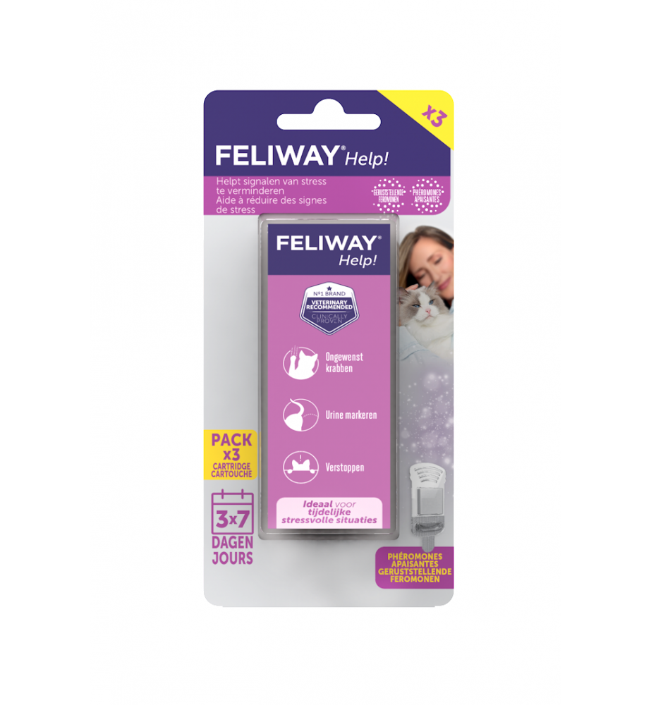 Feliway Help! Navulling Cartridge 3-Pack