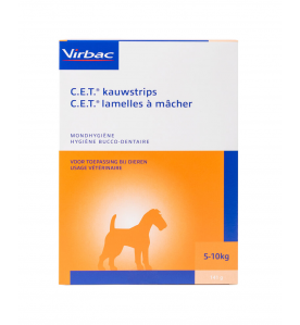 C.E.T. Kauwstrips hond (- 10 kg) - 141 gram