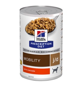 Hill's Prescription Diet J/D Mobility Hondenvoer met Kip - 12 X 370 gram