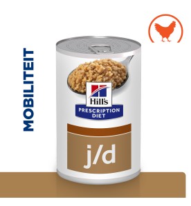 Hill's Prescription Diet J/D Mobility Hondenvoer met Kip - 12 X 370 gram