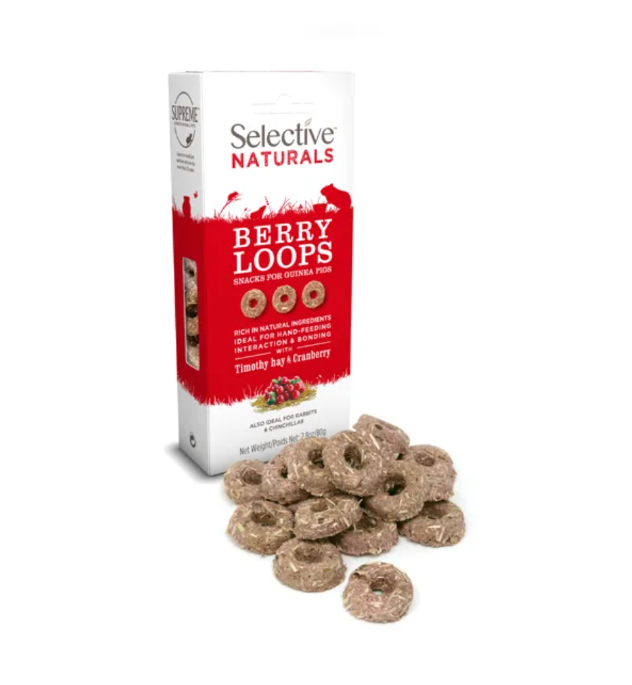 Supreme Selective Naturals Berry Loops - 4 x 80 gram