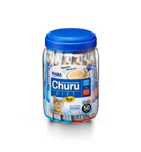 Churu Diet Appetite Motivator Kip & Tonijn - 50 sticks
