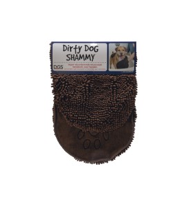 Dirty Dog Handdoek Shammy Bruin