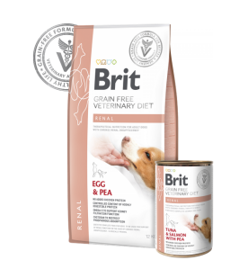 Brit Grain Free Veterinary Diet Renal Blik - 6 x 400 gram