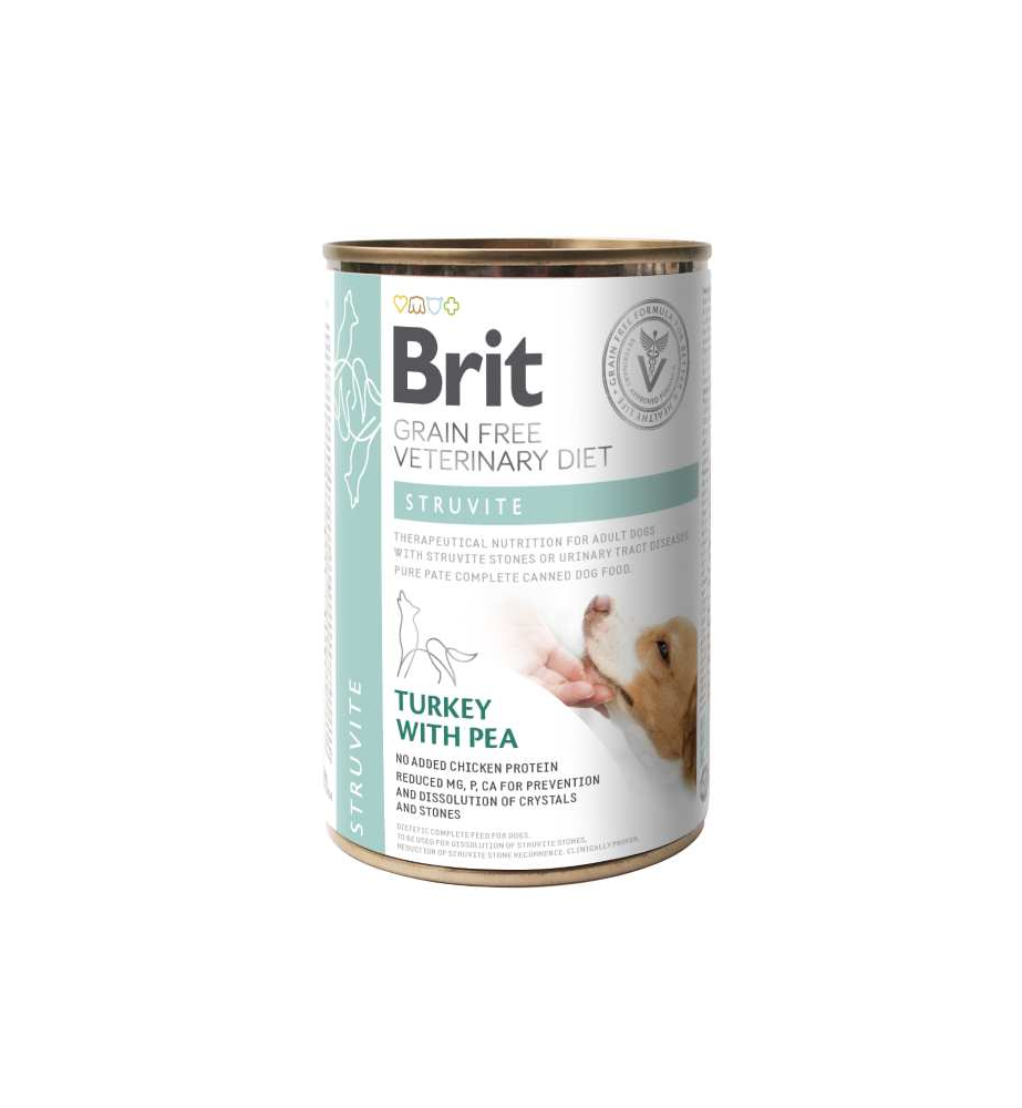 Brit Grain Free Veterinary Diet Struvite Blik - 6 x 400 gram