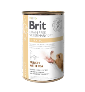 Brit Grain Free Veterinary Diet Hepatic Blik - 6 x 400 gram