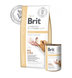 Brit Grain Free Veterinary Diet Hepatic Blik - 6 x 400 gram