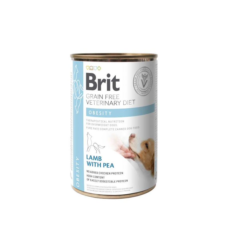 Brit Grain Free Veterinary Diet Obesity Blik - 6 x 400 gram
