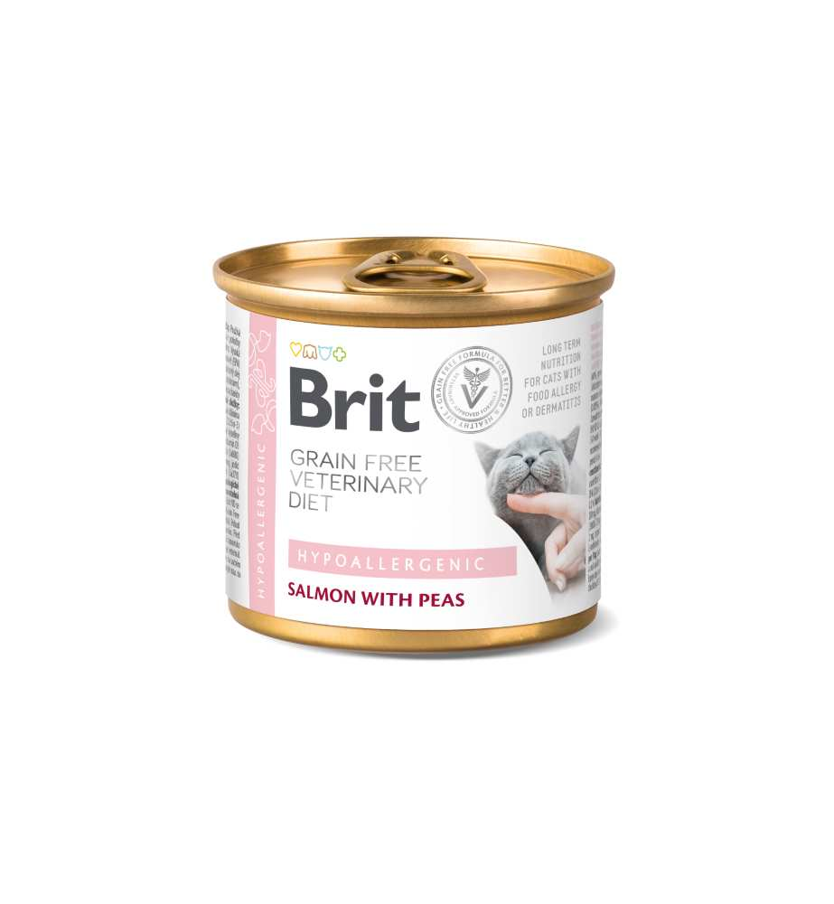 Brit Grain Free Veterinary Diet Hypoallergenic Blik - 6 x 200 gram
