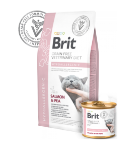 Brit Grain Free Veterinary Diet Hypoallergenic Blik - 6 x 200 gram