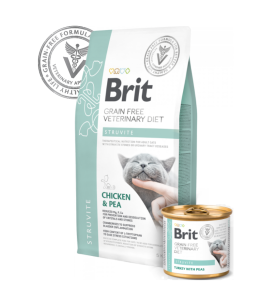Brit Grain Free Veterinary Diet Struvite Blik - 6 x 200 gram