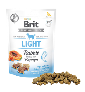 Brit Functional Snack Light Rabbit & Papaya - 150 gram