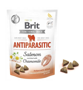 Brit Functional Snack Antiparasitic Salmon & Chamomile - 150 gram