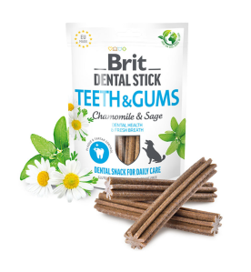 Brit Dental Stick Teeth & Gums Chamomile & Sage - 7 sticks