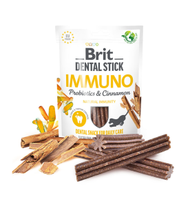 Brit Dental Stick Immuno Probiotics & Cinnamon - 7 sticks