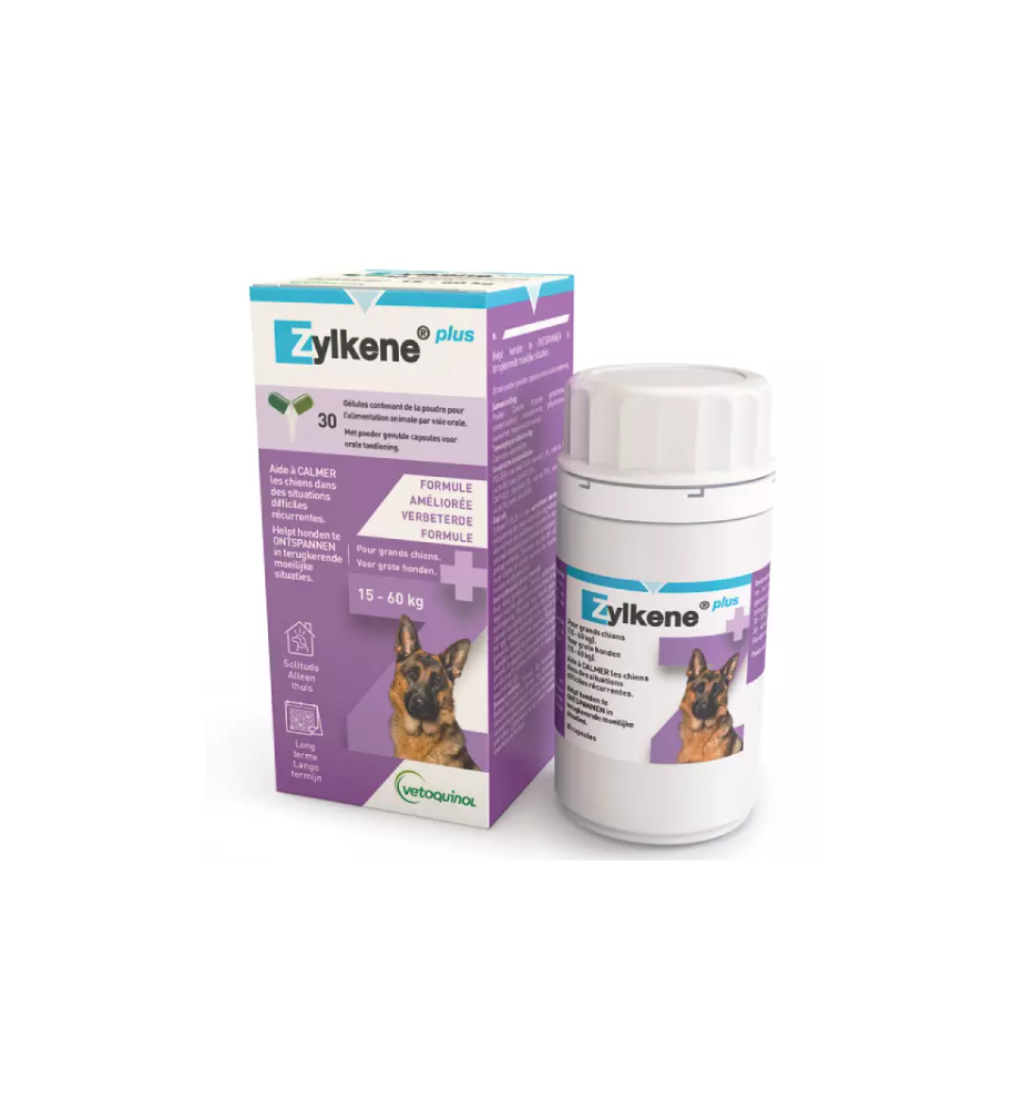 Zylkene Plus 450 mg (15 t/m 60 kg) - 30 capsules