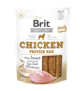 Brit Meaty Jerky Chicken Protein Bar - 80 gram
