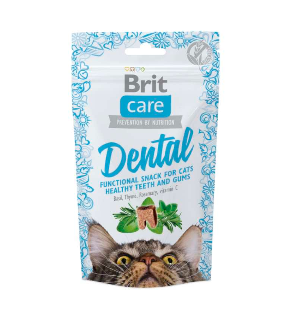 Brit Care Functional Snack Dental Kat - 50 gram