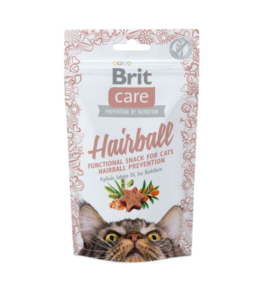 Brit Functional Snack Hairball Kat - 50 gram