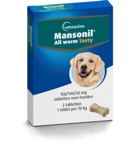 Mansonil All Worm Tasty 2 tabletten
